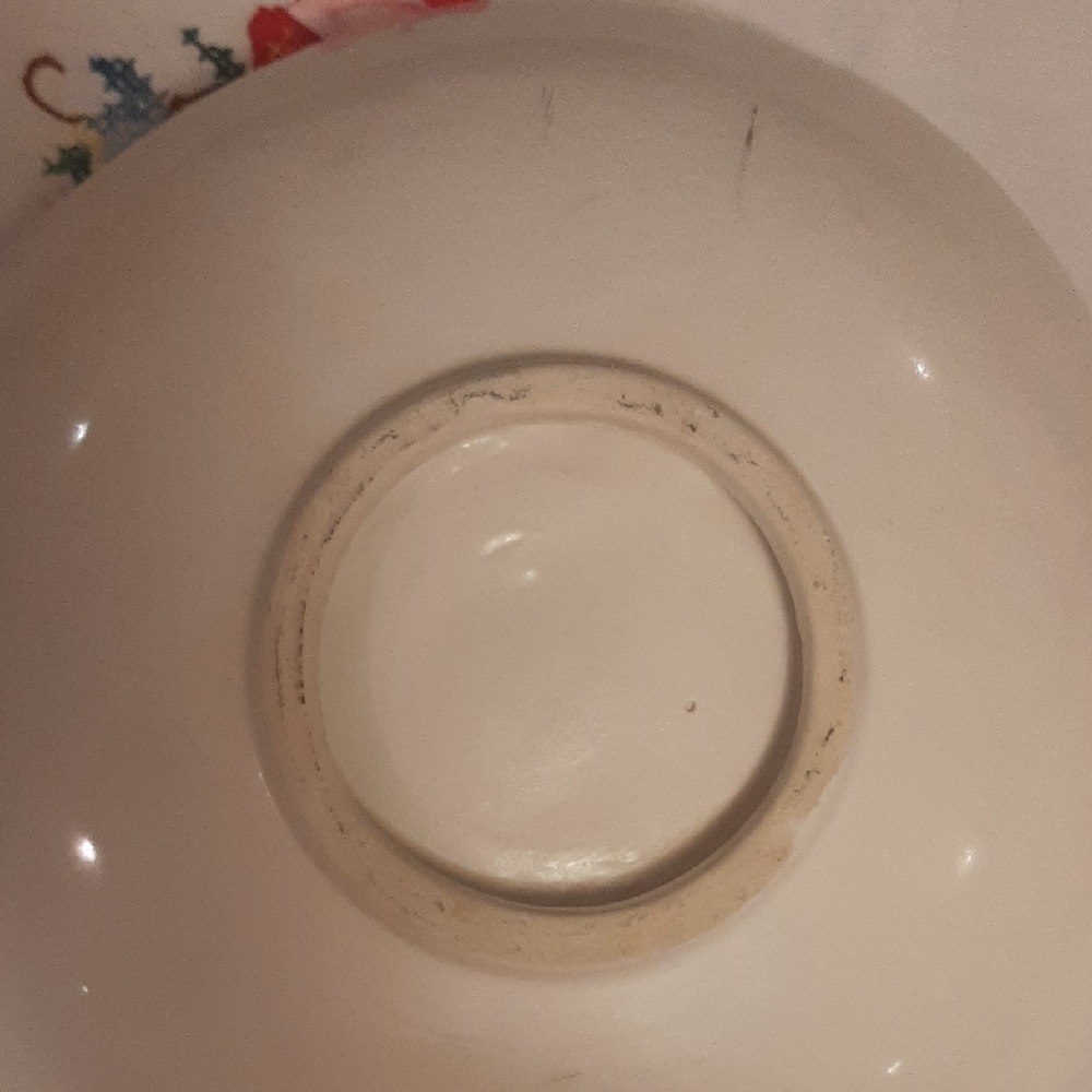 🇺🇦Decorative🇺🇦 UKRAINIAN Red and White Ceramic Bowl, Plate & Tray Set - Picture 4 of 13